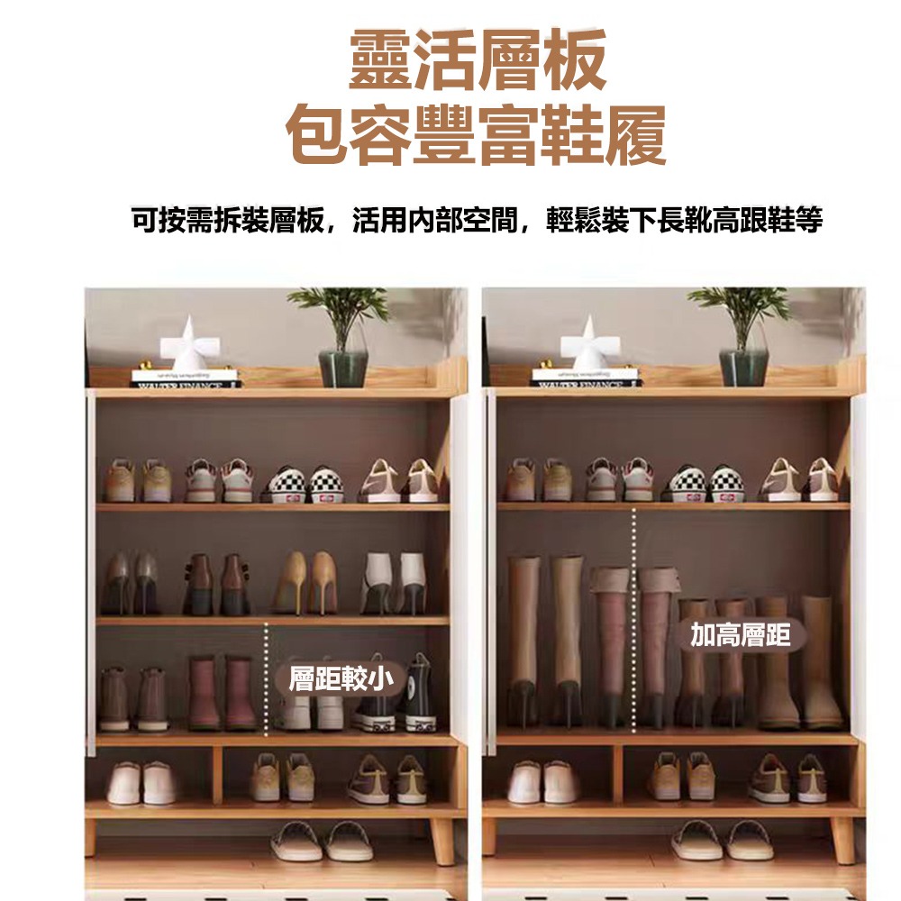 【E家工廠 444】鞋櫃  木製鞋櫃 收納櫃 收納鞋櫃 玄關鞋櫃 玄關櫃 櫃子 木櫃 儲物櫃 置物櫃 免運 可貨到付款-細節圖3