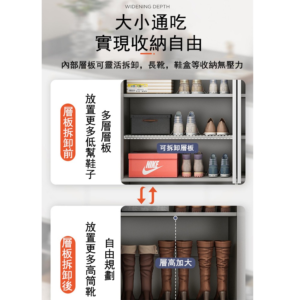 【E家工廠447】鞋櫃 鞋架 80公分三門收納鞋櫃 鞋櫃玄關 鞋櫃收納櫃 玄關櫃  櫃子收納櫃 免運 可貨到付款-細節圖3