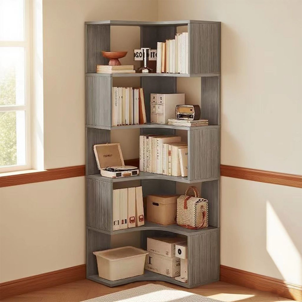 【E家工廠230】轉角櫃 書架 北歐書架 層架置物架  置物架 書櫃  收納櫃 創意書櫥 展示架 免運-細節圖2