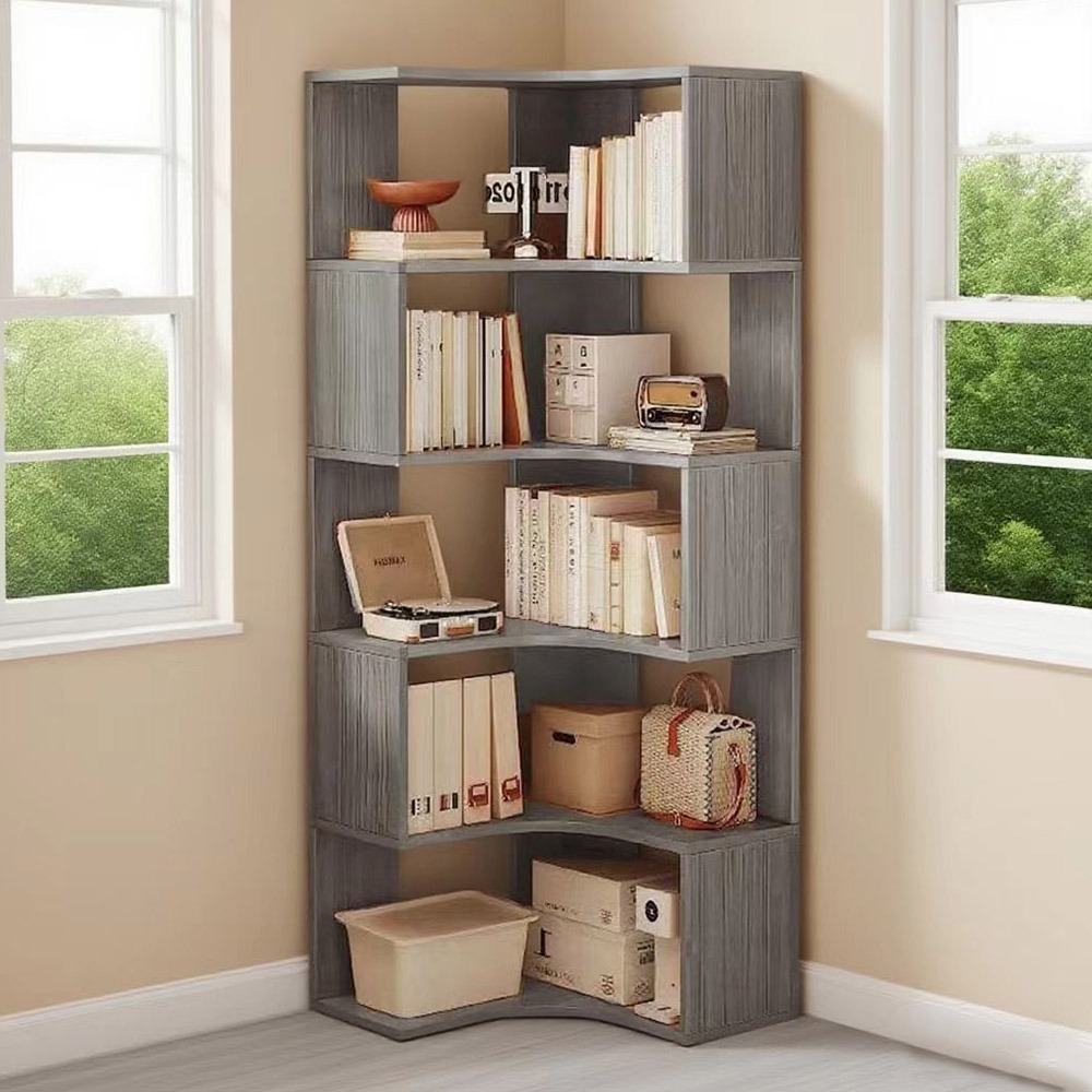 【E家工廠230】轉角櫃 書架 北歐書架 層架置物架  置物架 書櫃  收納櫃 創意書櫥 展示架 免運-細節圖4