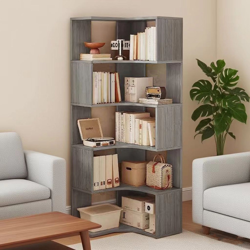 【E家工廠230】轉角櫃 書架 北歐書架 層架置物架  置物架 書櫃  收納櫃 創意書櫥 展示架 免運-細節圖5
