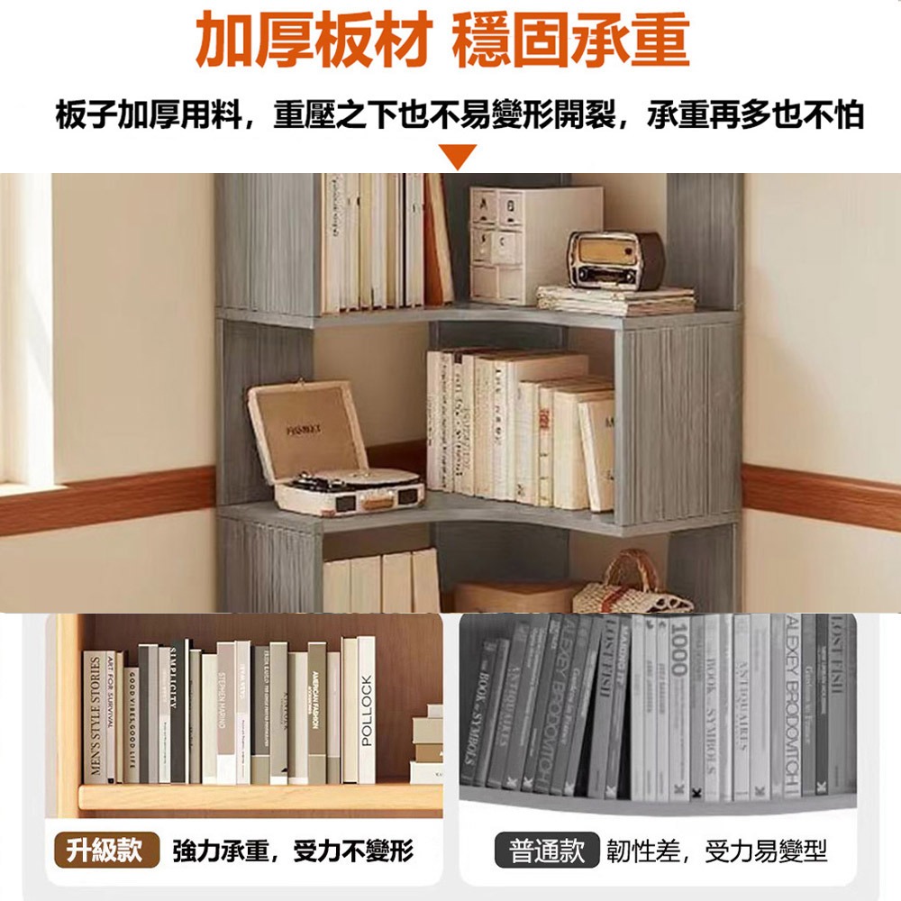 【E家工廠230】轉角櫃 書架 北歐書架 層架置物架  置物架 書櫃  收納櫃 創意書櫥 展示架 免運-細節圖8