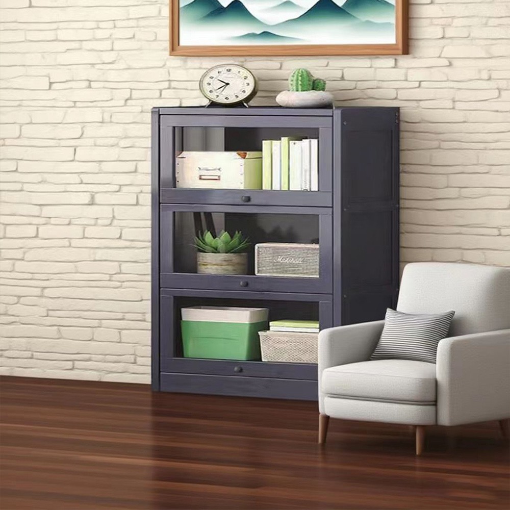 【E家工廠009】收納櫃 公仔櫃 書櫃 書架 展示櫃 櫃子收納櫃 防塵帶門儲物櫃 櫥櫃 置物櫃 客廳收納櫃 免運-細節圖2