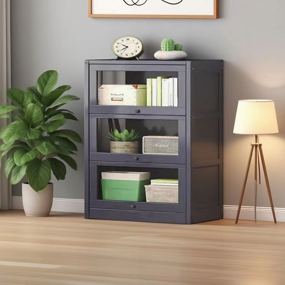 【E家工廠009】收納櫃 公仔櫃 書櫃 書架 展示櫃 櫃子收納櫃 防塵帶門儲物櫃 櫥櫃 置物櫃 客廳收納櫃 免運-細節圖4