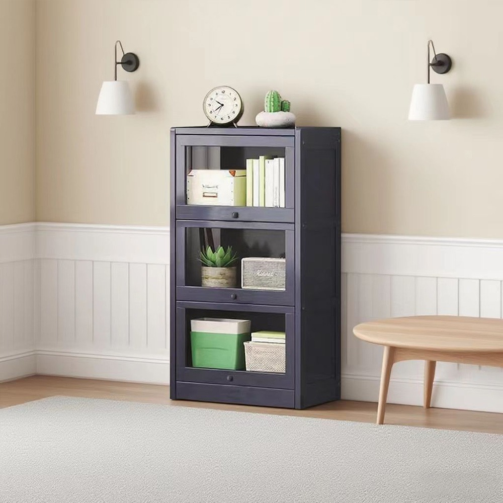 【E家工廠014】收納櫃 公仔櫃 書櫃 書架 展示櫃 櫃子收納櫃 防塵帶門儲物櫃 櫥櫃 置物櫃 客廳收納櫃 免運-細節圖3