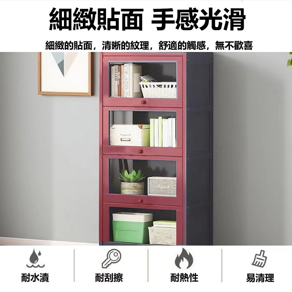 【E家工廠014】收納櫃 公仔櫃 書櫃 書架 展示櫃 櫃子收納櫃 防塵帶門儲物櫃 櫥櫃 置物櫃 客廳收納櫃 免運-細節圖7