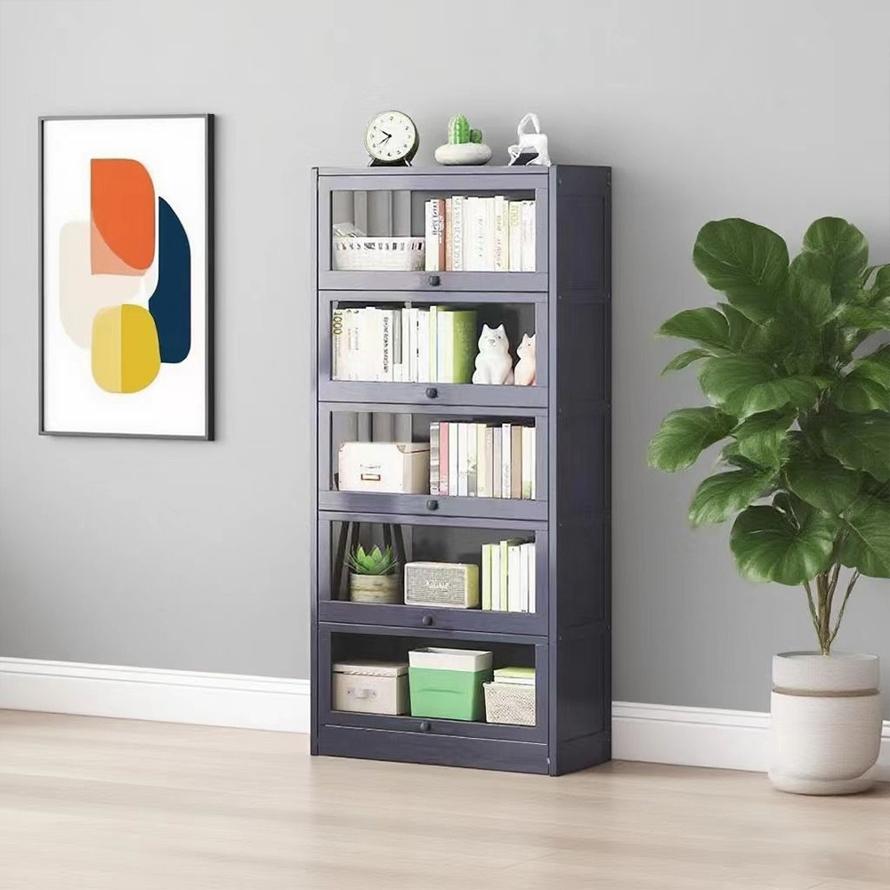 【E家工廠045】收納櫃 公仔櫃 書櫃 書架 展示櫃 櫃子收納櫃 防塵帶門儲物櫃 櫥櫃 置物櫃 客廳收納櫃 免運-細節圖2