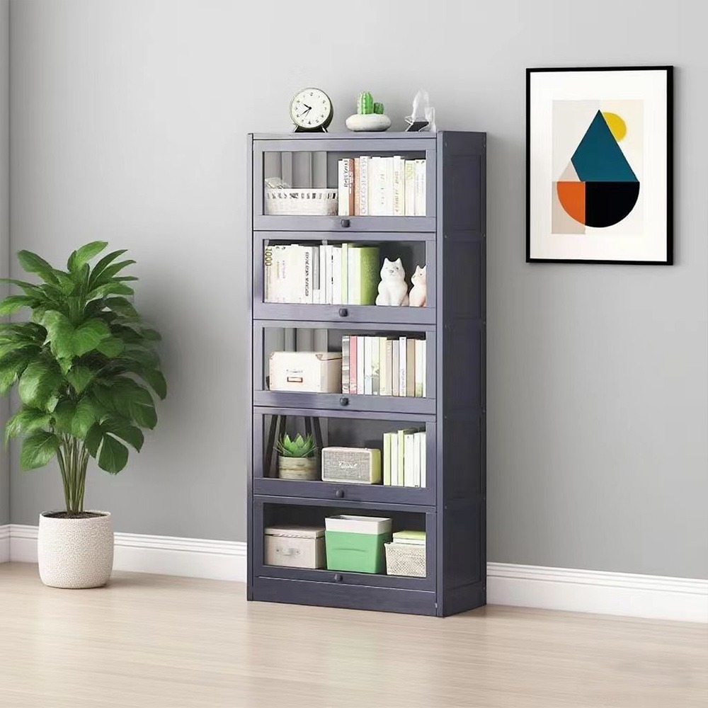 【E家工廠045】收納櫃 公仔櫃 書櫃 書架 展示櫃 櫃子收納櫃 防塵帶門儲物櫃 櫥櫃 置物櫃 客廳收納櫃 免運-細節圖4