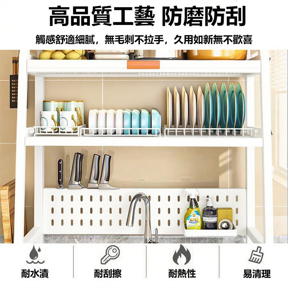 【E家工廠234】防塵水槽瀝水架 送防滑腳墊 87公分水槽置物架 廚房置物架 瀝水架 廚房瀝水架 防塵帶櫃門 免運-細節圖5