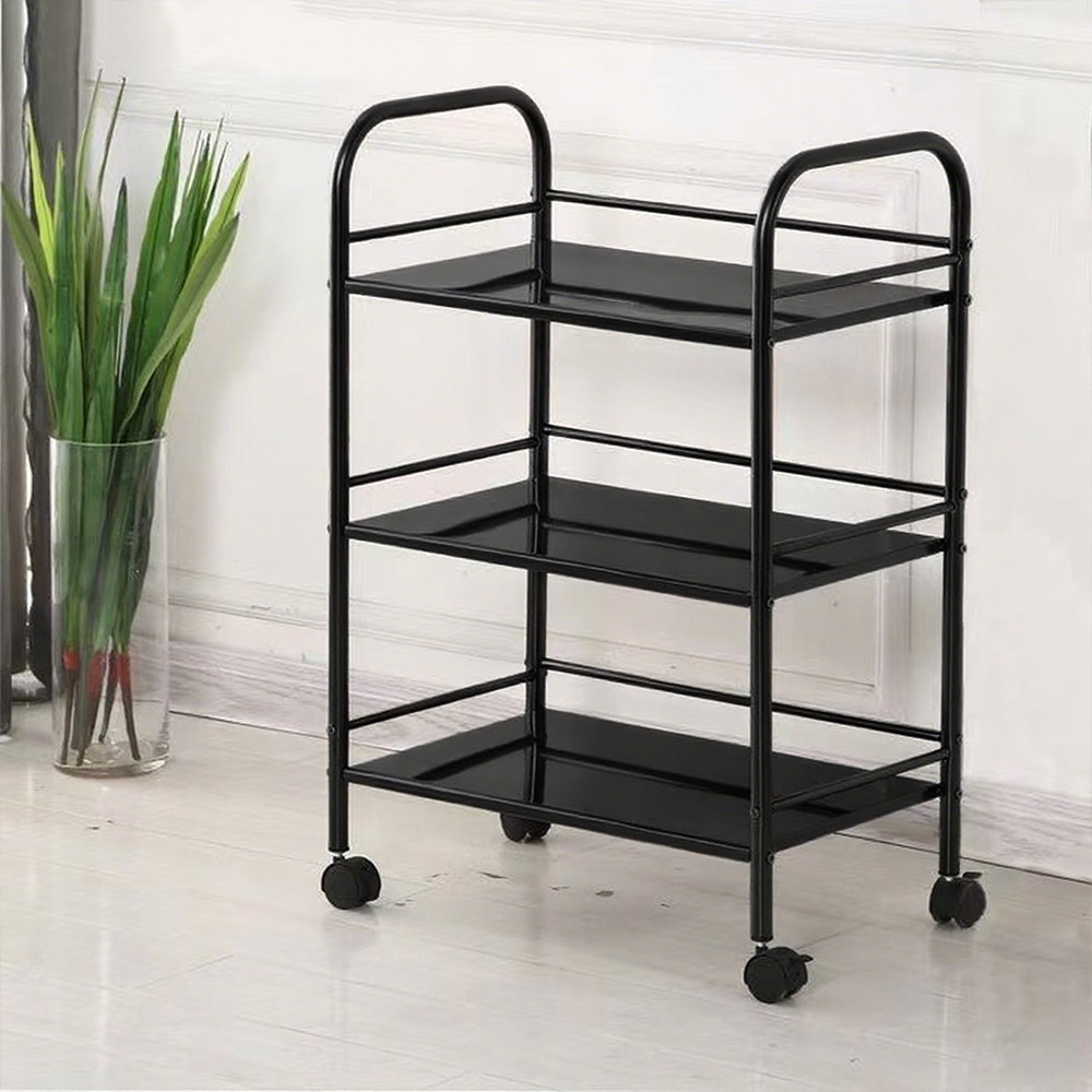 【E家工廠284】收納推車 移動式層車 多功能移動置物架 置物推車 層架置物架 收納架 多款可選 免運-細節圖2