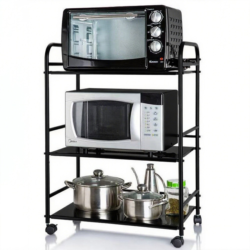 【E家工廠284】收納推車 移動式層車 多功能移動置物架 置物推車 層架置物架 收納架 多款可選 免運-細節圖9