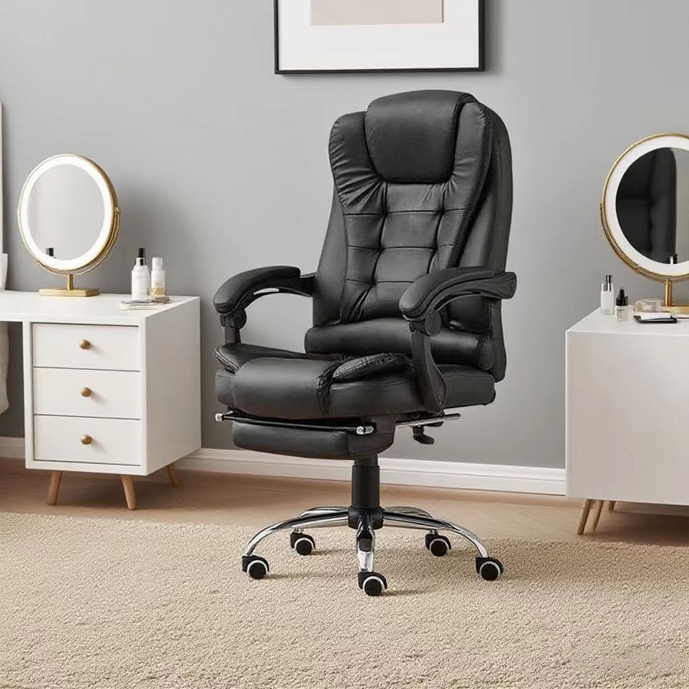 【E家工廠342】電競椅 升降電腦椅 旋轉椅 辦公椅 午睡椅子 直播椅子 可調節電競椅 舒適躺椅 帶擱腳 免運-細節圖2