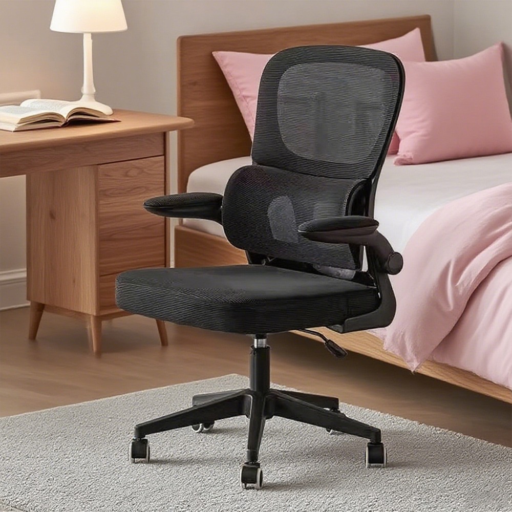 【E家工廠450】護腰人體工學椅 電腦椅 辦公椅 旋轉椅 升降椅 書桌椅 透氣網椅  分區釋壓 自適應腰托-細節圖4
