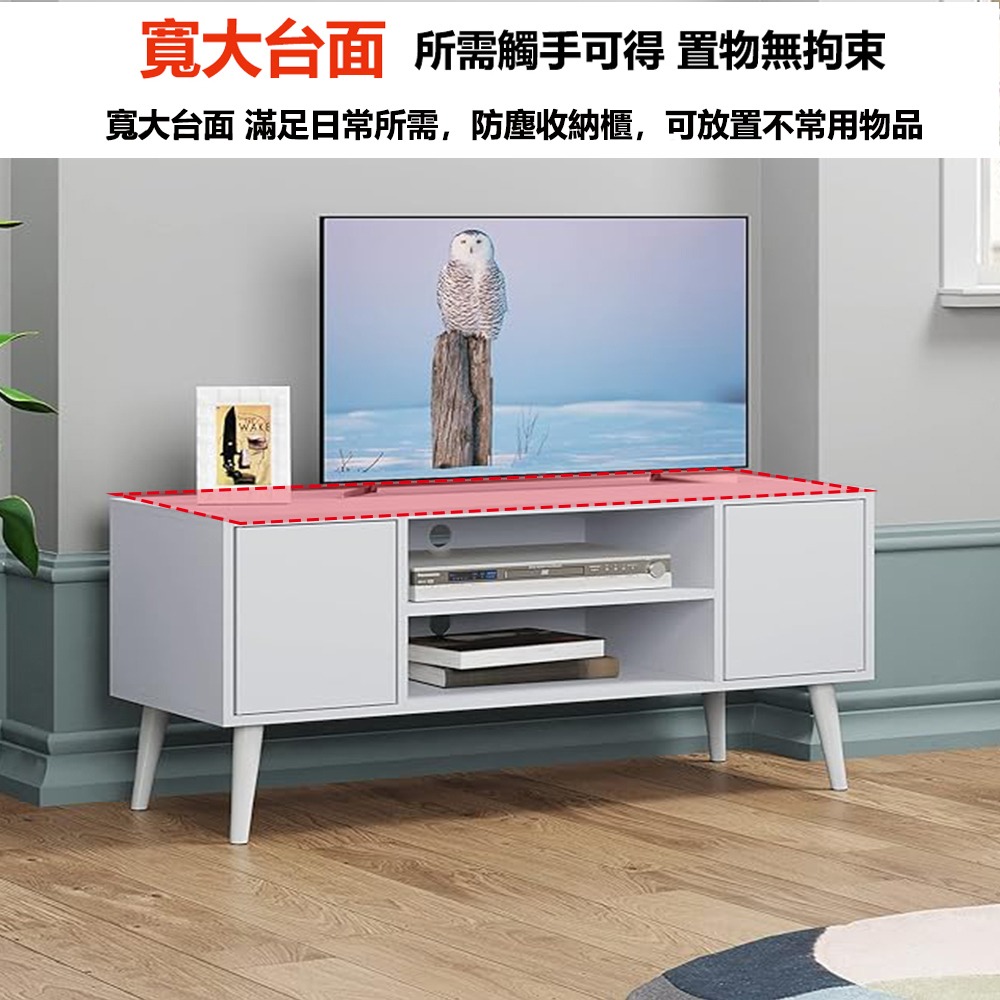 【E家工廠279】120CM電視櫃 電視櫃 兩門電視櫃/ 客廳長櫃/收納櫃/TV櫃/高腳電視櫃 免運-細節圖5