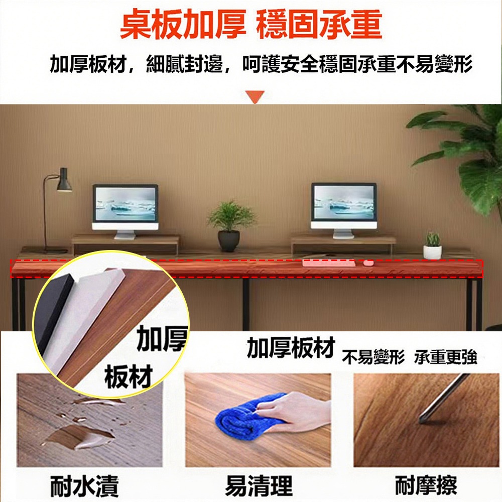 【E家工廠274】書桌 電腦桌 轉角桌 L形桌145公分書桌 工作桌 書桌帶熒幕架 組裝簡單 辦公桌 學習桌 免運-細節圖8