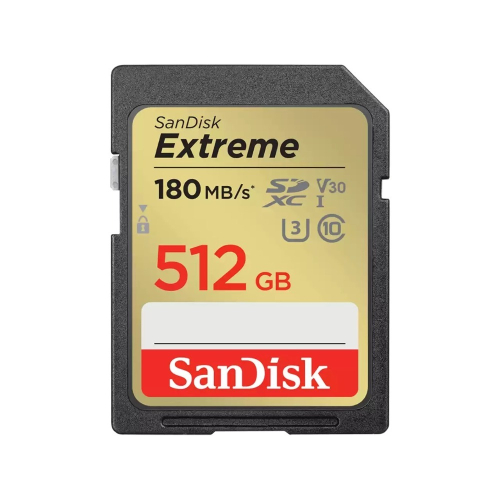 『儲存玩家』SanDisk Extreme SDXC U3 V30 512GB 記憶卡 讀寫180/130