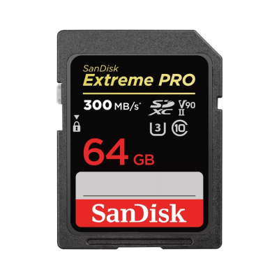 『儲存玩家』SanDisk Extreme PRO SDHC UHS-II V90 64GB 記憶卡 讀寫300/260