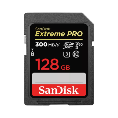 『儲存玩家』SanDisk Extreme PRO SDHC UHS-II V90 128G 記憶卡 讀寫300/260
