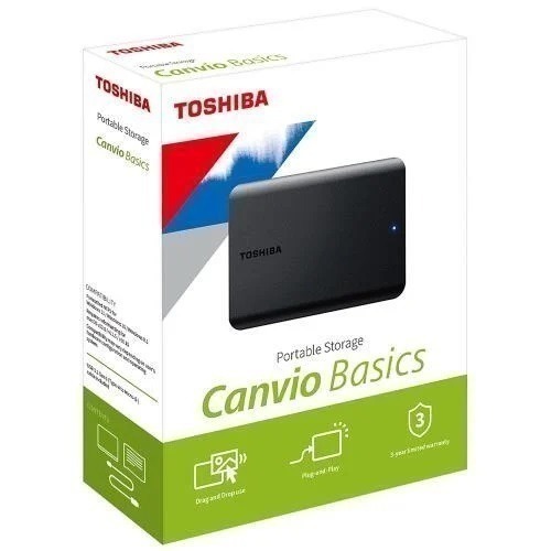 『儲存玩家』TOSHIBA 東芝 Canvio Basics A5 1TB 2TB 4TB 2.5吋 行動硬碟 外接硬碟