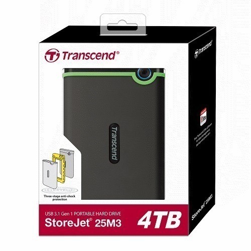 『儲存玩家』Transcend 創見 StoreJet 25M3S 1TB 2TB 4TB 軍規防震 2.5吋 行動硬碟-細節圖3