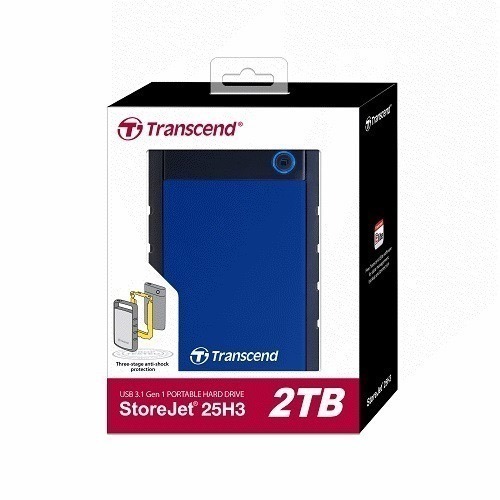 『儲存玩家』Transcend 創見 StoreJet 25H3 1TB 2TB 4TB 軍規防震 2.5吋 行動硬碟-細節圖3