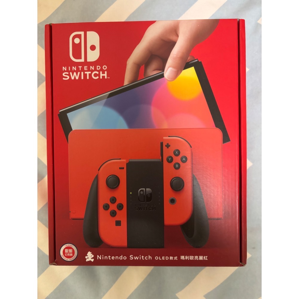 Nintendo 任天堂 Switch OLED 主機 瑪利歐 亮麗紅 全新 台灣公司貨-規格圖3