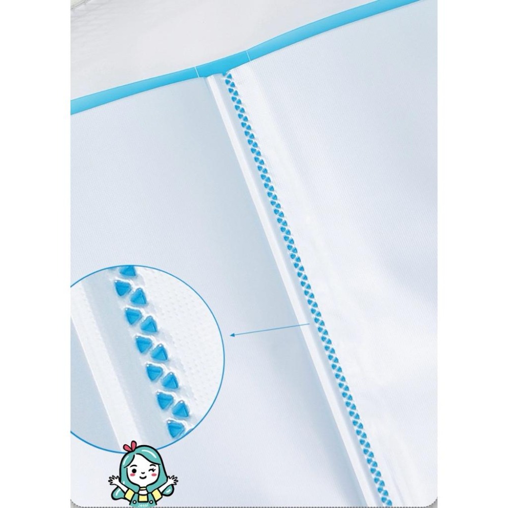 全新｜糖果色資料冊pp透明a3資料夾 插頁文件夾學生美術作品畫冊試卷收納夾-細節圖3