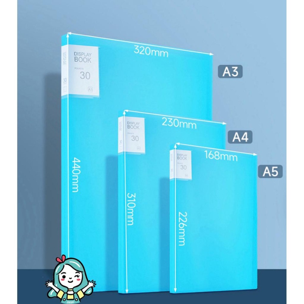 全新｜糖果色資料冊pp透明a3資料夾 插頁文件夾學生美術作品畫冊試卷收納夾-細節圖6