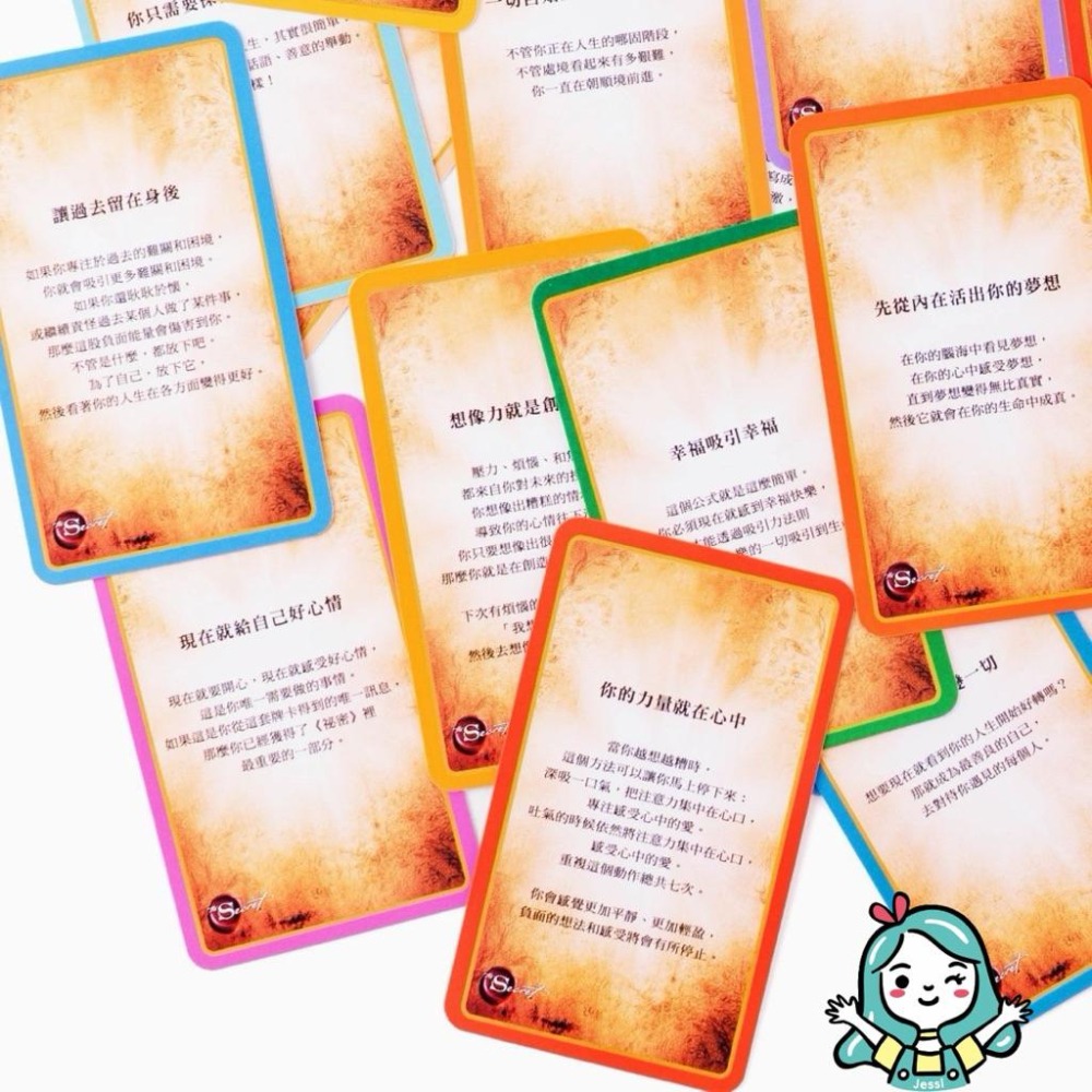 全新｜祕密實現卡 全球暢銷書《祕密》作者朗達•拜恩-細節圖3