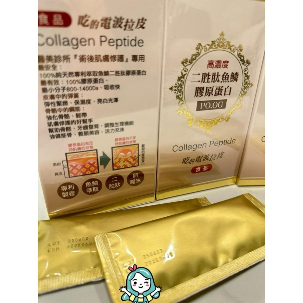 全新｜高濃度 二胜肽魚鱗 膠原蛋白 醫美診所術後愛用-細節圖3