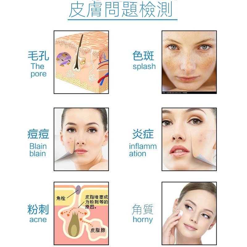 無線wifi 頭皮頭髮毛囊檢測儀 皮膚毛髮測試儀器 理髮店高清放大器-細節圖10