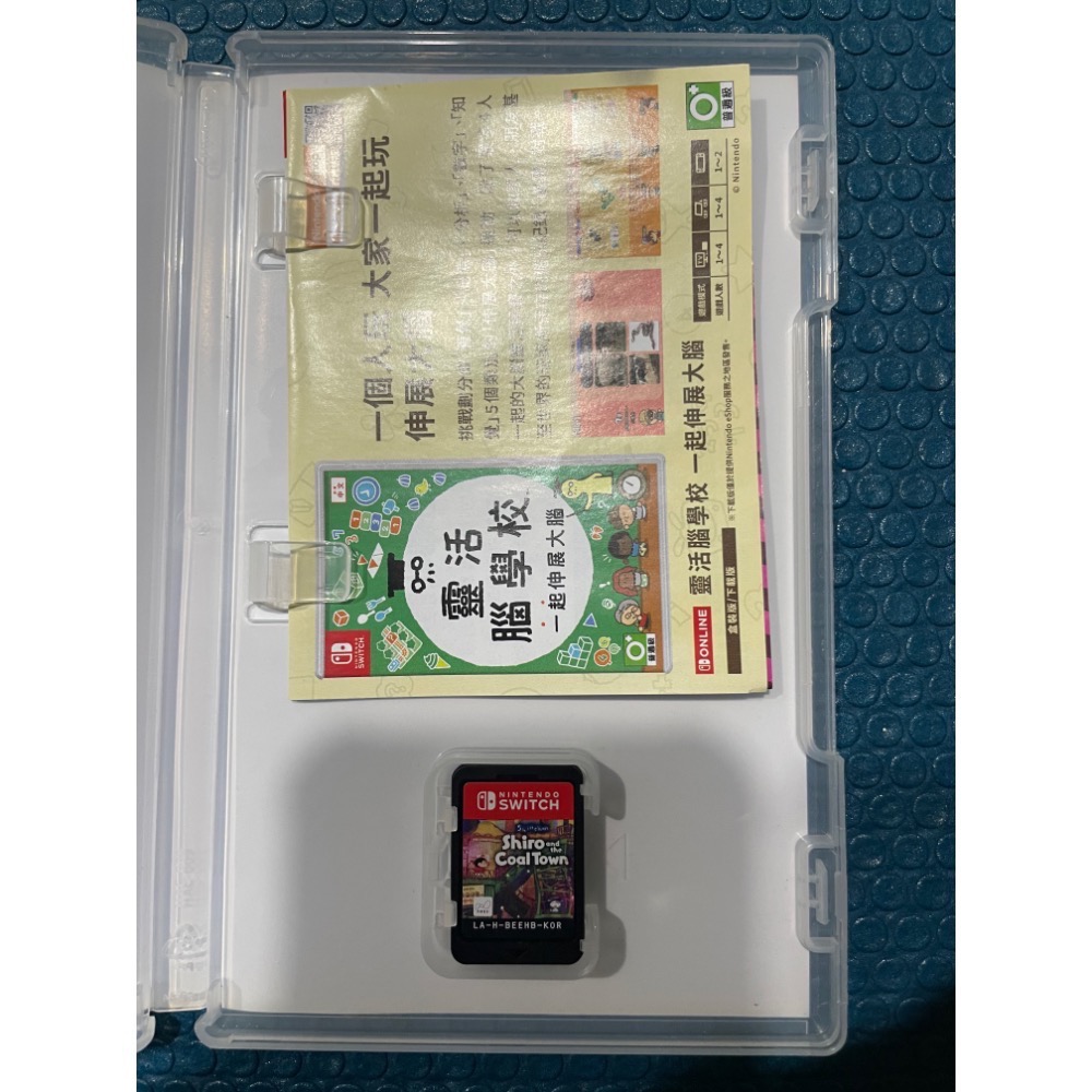 switch 1 二手 蠟筆小新 煤炭鎮的小白-細節圖2