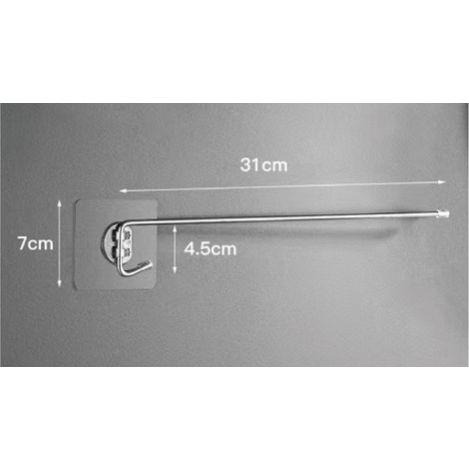 不鏽鋼可旋轉毛巾架 可旋轉毛巾架 毛巾架 保鮮膜掛架 抹布掛架 餐巾紙掛架 掛架 收納 【過生活】-細節圖7
