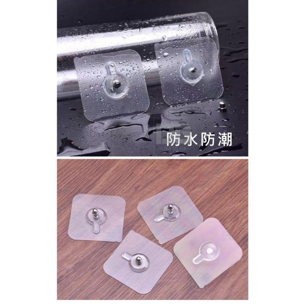 免釘免鑽螺絲釘貼 10入優惠裝 掛勾 免鑽螺絲釘貼 免釘螺絲釘貼 螺絲釘貼 【過生活】-細節圖4