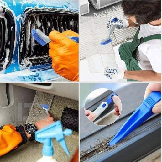 二合一窗框細縫刷 細縫刷 窗框細縫刷 清潔刷 窗框刷 家居清潔 車用清潔 【過生活】-細節圖6