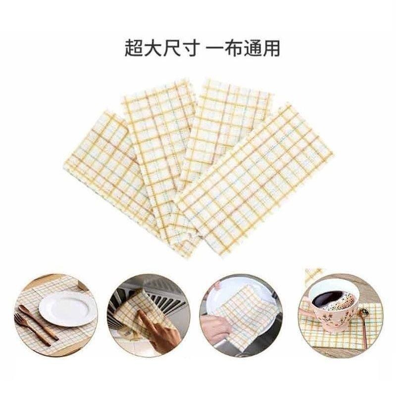 吸水吸油乾濕兩用餐墊抹布 抹布 餐墊 吸水抹布 吸油抹布 吸水餐墊 吸油餐墊 【過生活】-細節圖3