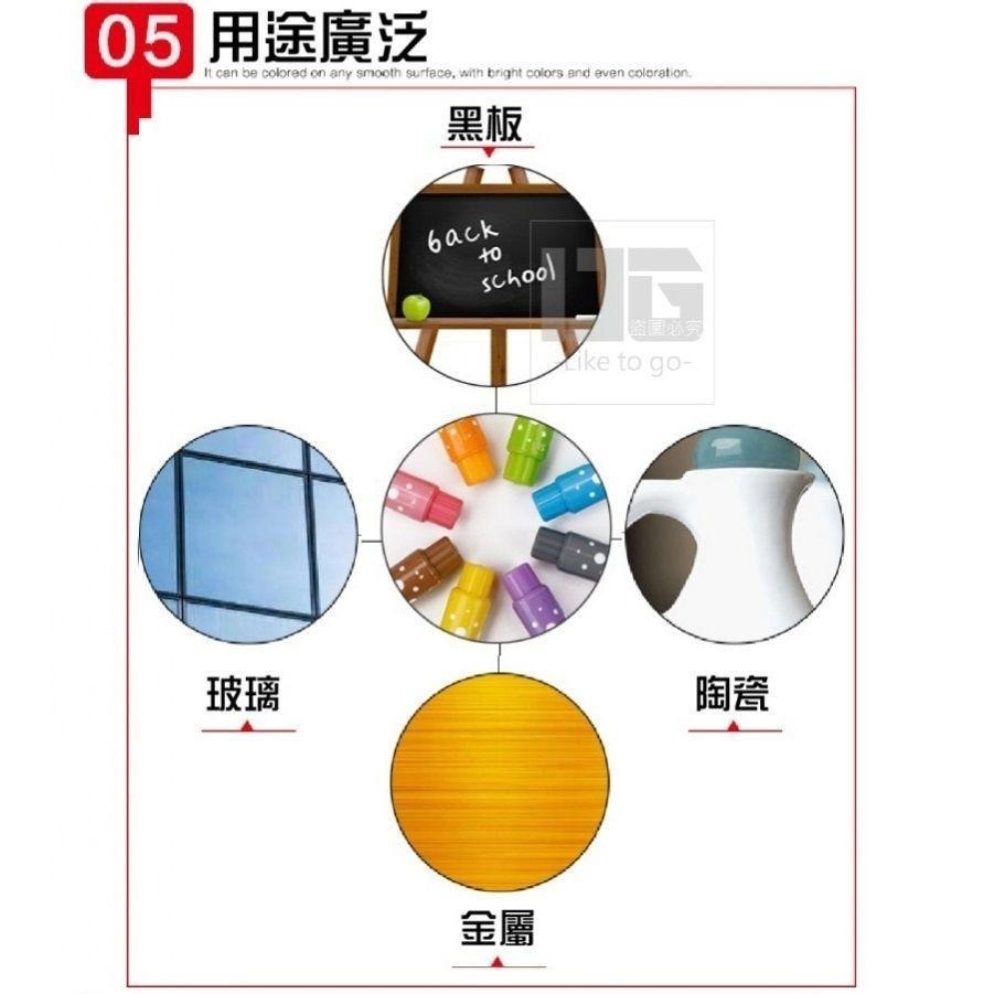 帶擦可吸附彩色白板筆 白板筆 彩色白板筆 磁性白板筆 【過生活】-細節圖7