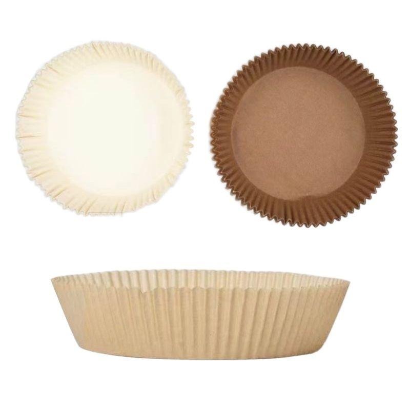 蛋糕紙膜氣炸烘培紙 50個盒裝 烘培紙 烤盤紙 蛋糕膜 蛋糕紙盤 氣炸鍋紙盤 烤箱 烘焙用品 料理用品 【過生活】-細節圖2