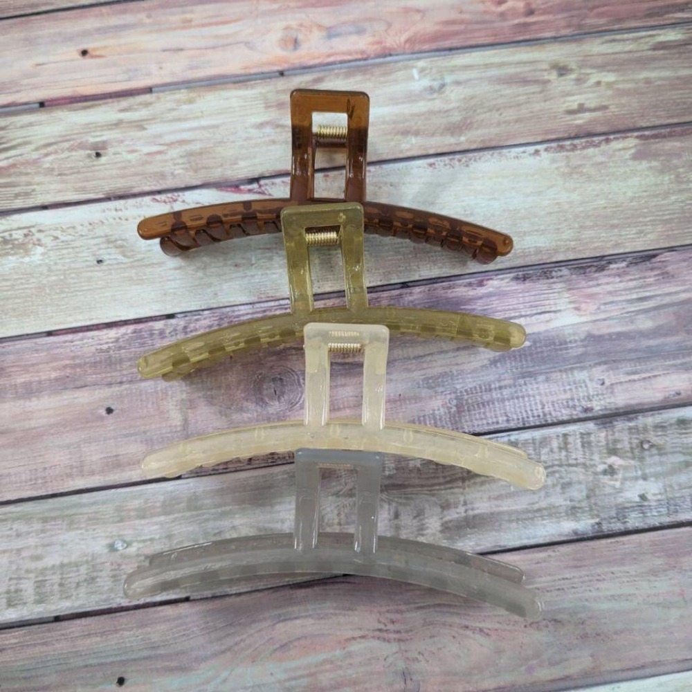 燚《現貨》燚 韓版簡約一字型大抓夾 大抓夾 抓夾 一字抓夾 髮夾 鯊魚夾 髮飾-細節圖8