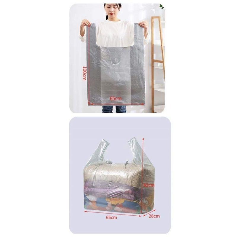 大容量打包搬家收納提袋 20入 搬家 搬家必備 收納袋 大提袋 特大號塑料打包手提袋  搬家打包袋 打包袋 【過生活】-細節圖6