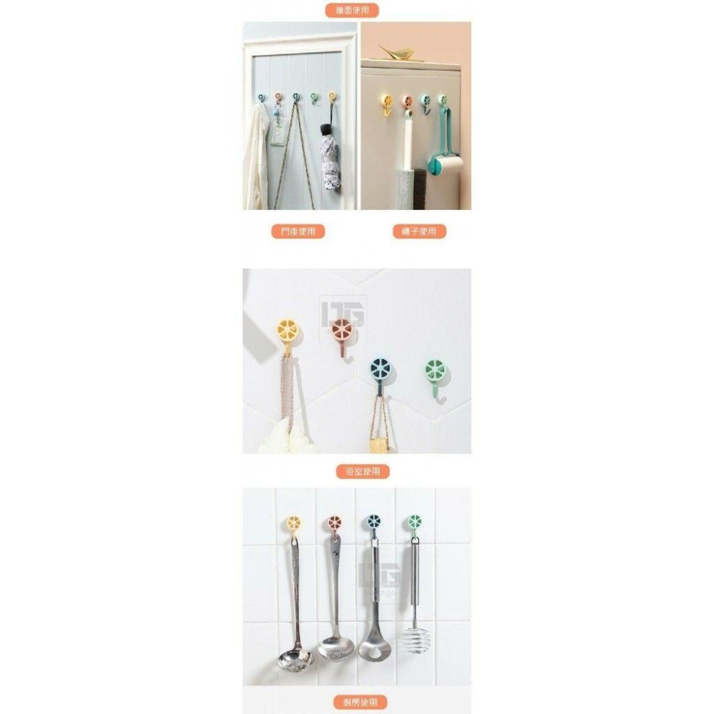 檸檬造型無痕掛勾 掛勾 無痕掛勾 【過生活】-細節圖4