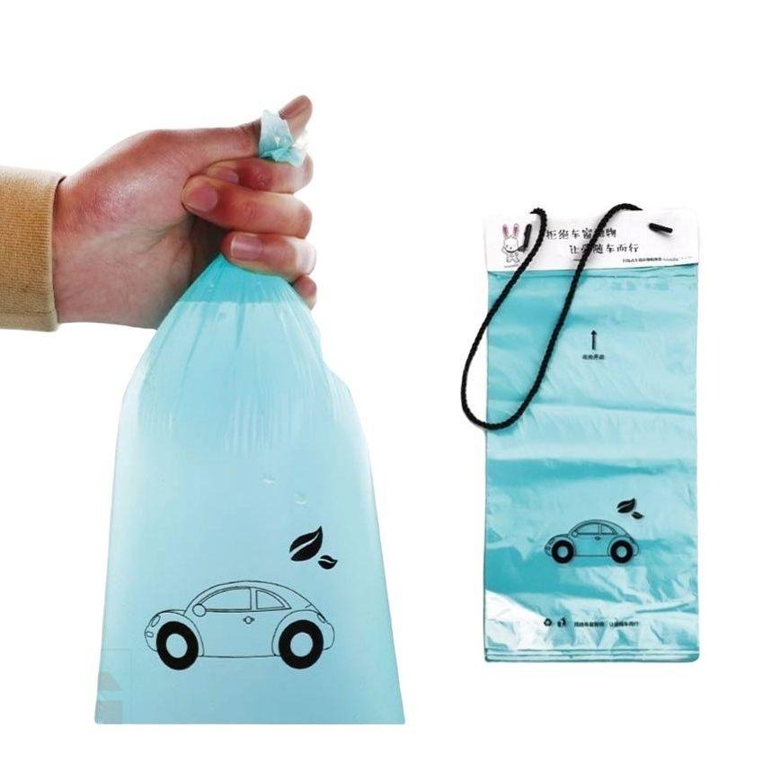 懸掛拋棄式車用垃圾袋 車上黏貼掛式垃圾袋 車用垃圾袋 去日本必備放包包 旅行 旅遊 出國 【過生活】-細節圖2