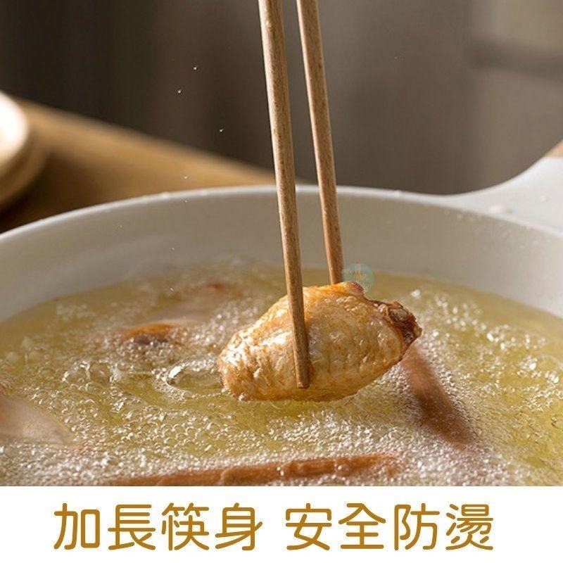 日式鐵木料理長筷 加長款油炸筷 日式油炸撈麵加長筷 加長筷 長筷 油炸筷 【過生活】-細節圖3
