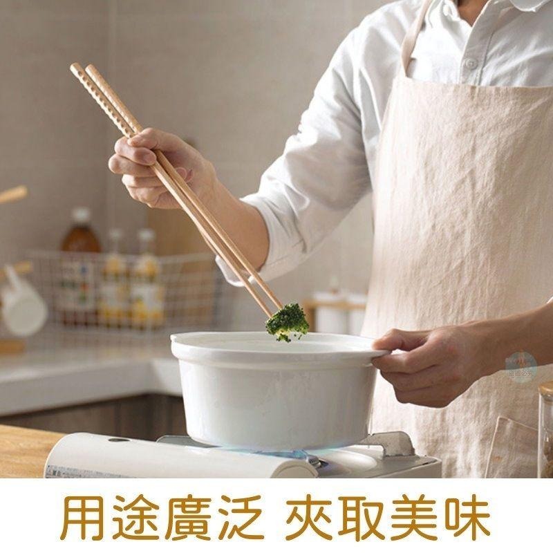 日式鐵木料理長筷 加長款油炸筷 日式油炸撈麵加長筷 加長筷 長筷 油炸筷 【過生活】-細節圖4