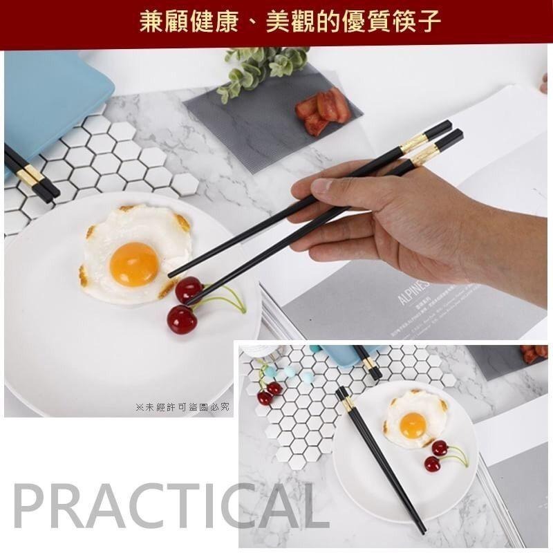 福氣招財合金筷 筷子 招財筷子 招財 【過生活】-細節圖5