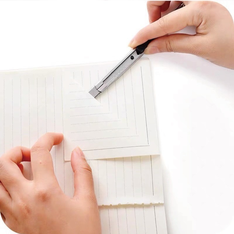 不鏽鋼強力 美工刀 5入 文具 文具用品 不鏽鋼板 文具小物 辦公文具 不鏽鋼美工刀 迷你美工刀 小美工刀 開學必備-細節圖4