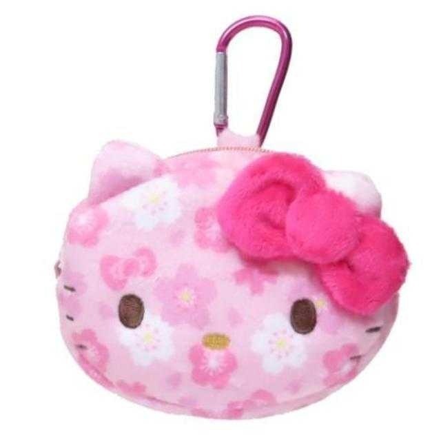 ((預購)) 三麗鷗 絨毛造型收納包(櫻花) HelloKitty 美樂蒂 酷洛米 20250423 過生活IP訂購-細節圖3