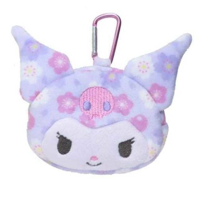 ((預購)) 三麗鷗 絨毛造型收納包(櫻花) HelloKitty 美樂蒂 酷洛米 20250423 過生活IP訂購-細節圖5