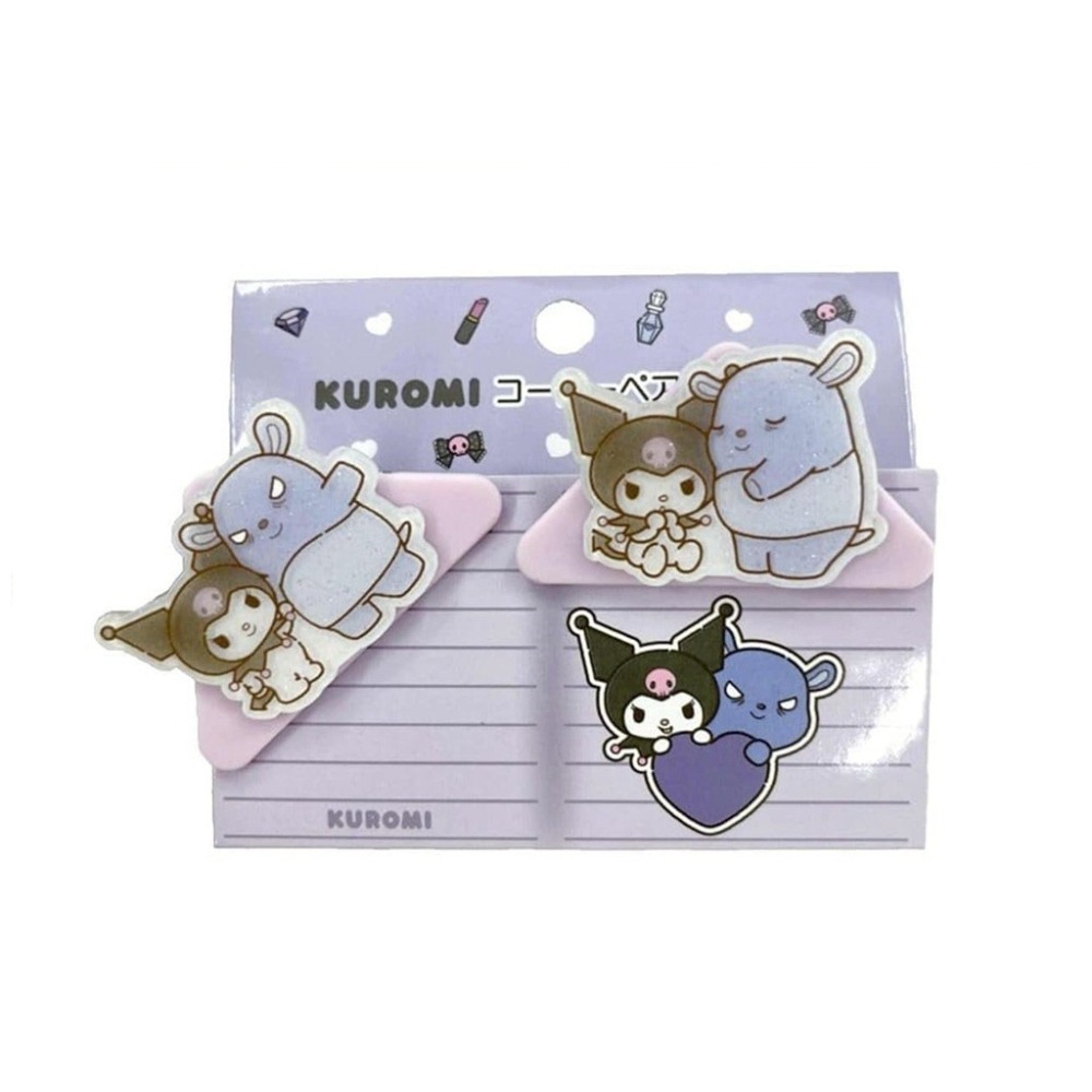 ((預購))  三麗鷗 造型夾2入組 HelloKitty 美樂蒂 酷洛米 20250423 過生活IP訂購-細節圖5