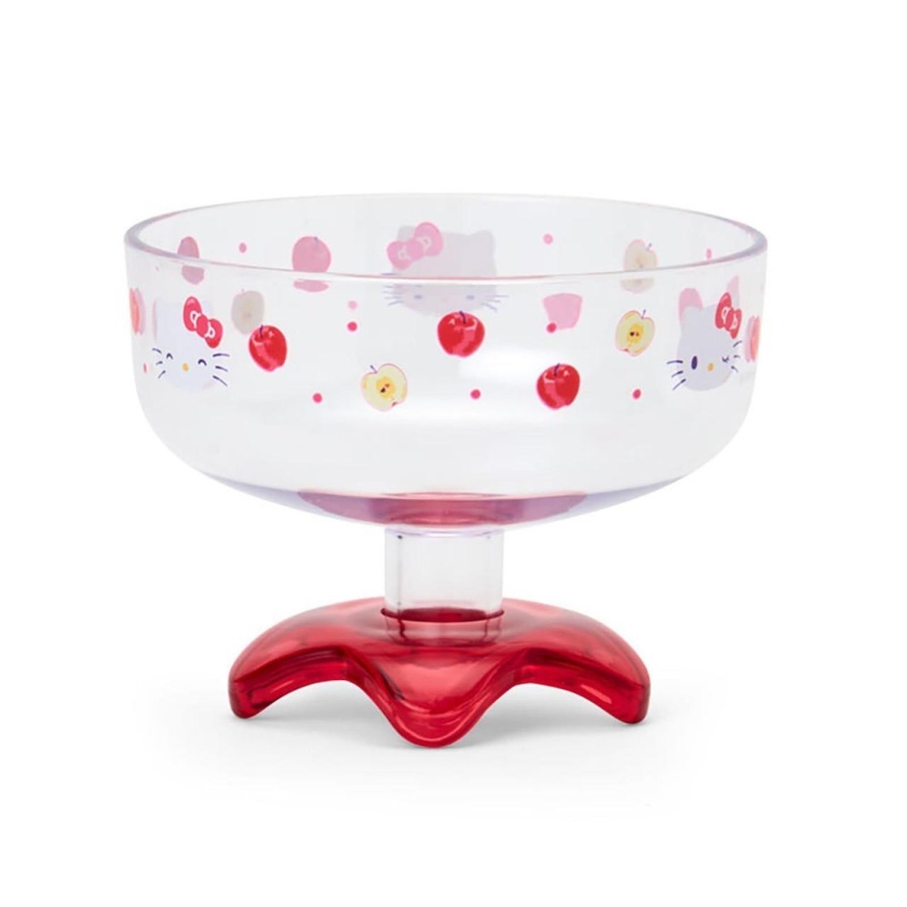 過生活IP訂購 三麗鷗 透明矮腳點心杯 HelloKitty 美樂蒂 大耳狗 酷洛米 6754R-細節圖5